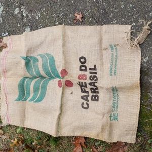 Burlap Coffee Sack Brasil 36 x 26"